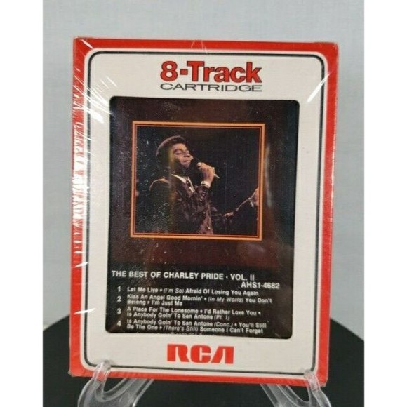 CHARLEY PRIDE The Best of Charlie Volume 2 8 Track Tape Cartridge BRAND NEW RARE - Picture 1 of 13